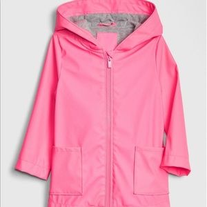 🌟 ISO Gap Jersey Lined Neon Raincoat 🌟